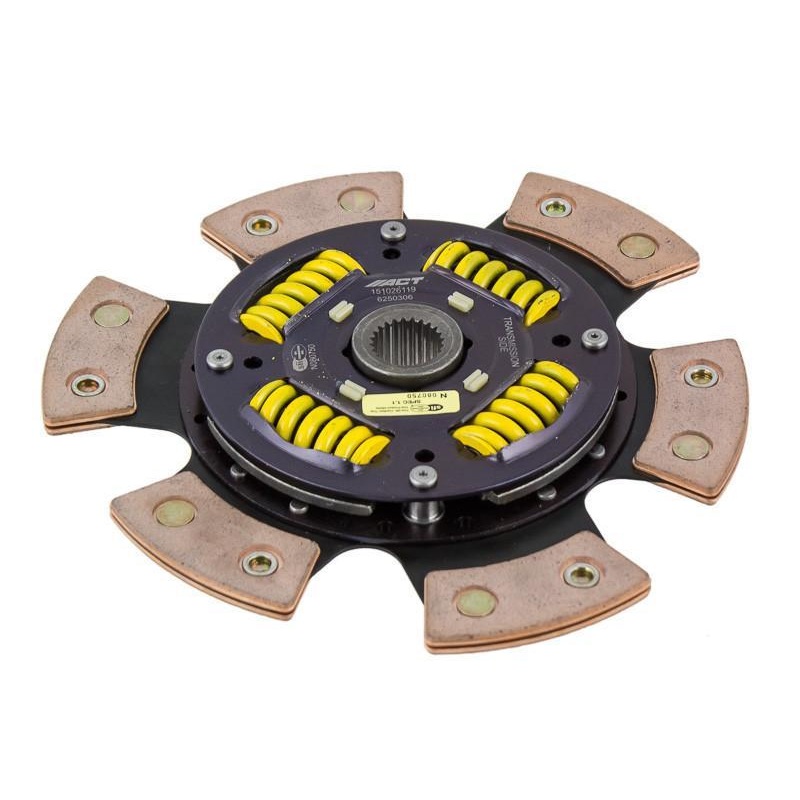 ACT 6-Pad Sprung Racing Clutch Disc | 1990-1996 Nissan 300ZX, 2003-2008 Nissan 350Z/Infiniti G35, and 2009-2020 Nissan 370Z (6250306)