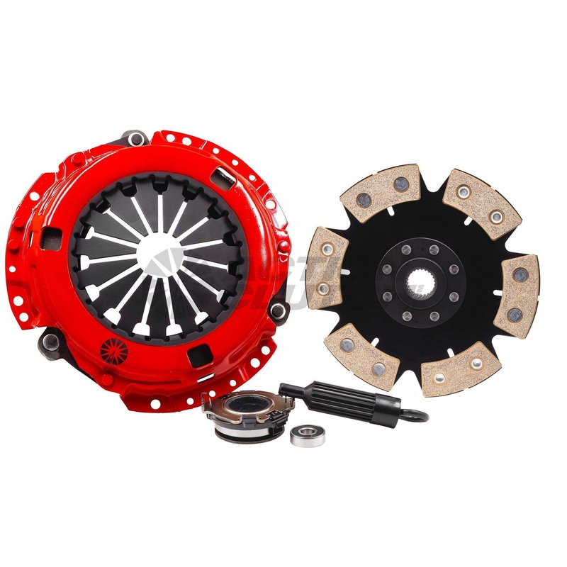 Action Clutch Stage 6 Iron Button 6-Puck Rigid Clutch Kit | 2010-2011 Mazda 3 2.5L (ACR-0819)