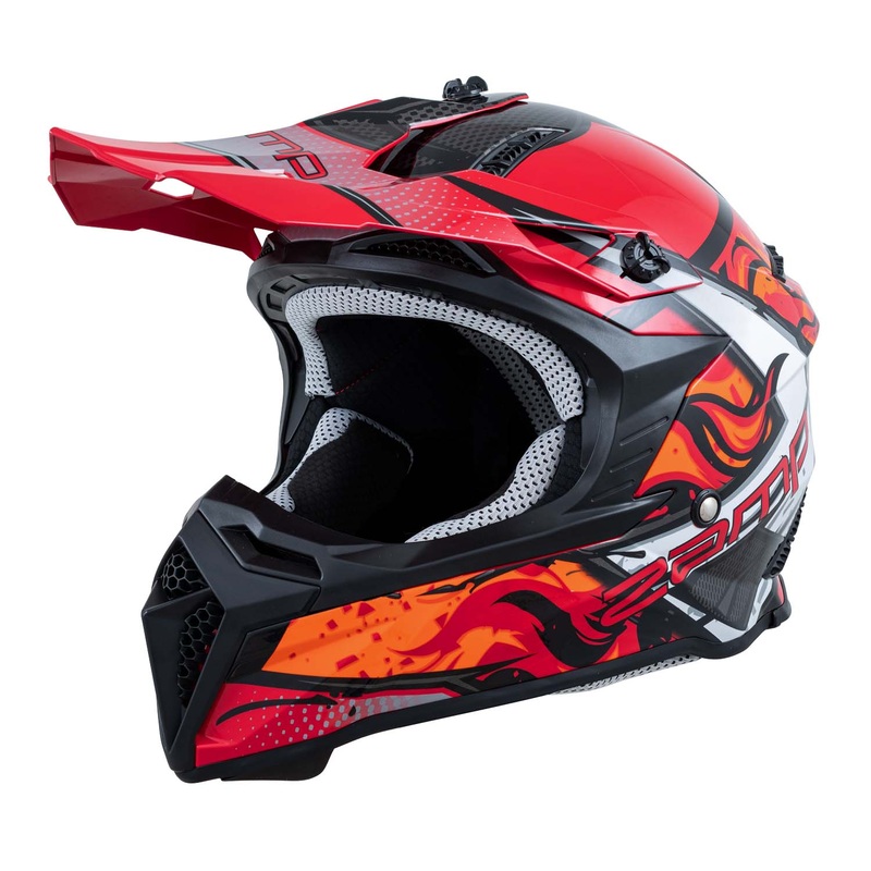 Zamp FX-4 Graphic Helmet, ECE22.05 & DOT