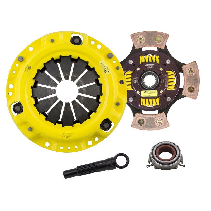 ACT HD/Race Sprung 4 Pad Clutch Kit Toyota Corolla 1986-1991 / MR2 1985 / Paseo 1992-1998 / Tercel 1991-1998 | TL2-HDG4