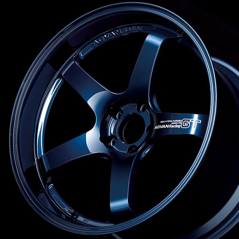 Advan GT 18×11.0 +30 5-114.3 Racing Titanium Blue Wheel