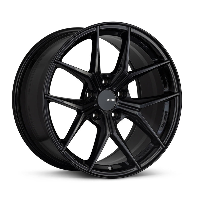 Enkei TSR-X 18×8 45mm Offset 5×114.3 BP 72.6 Hub Bore Gloss Black Wheel