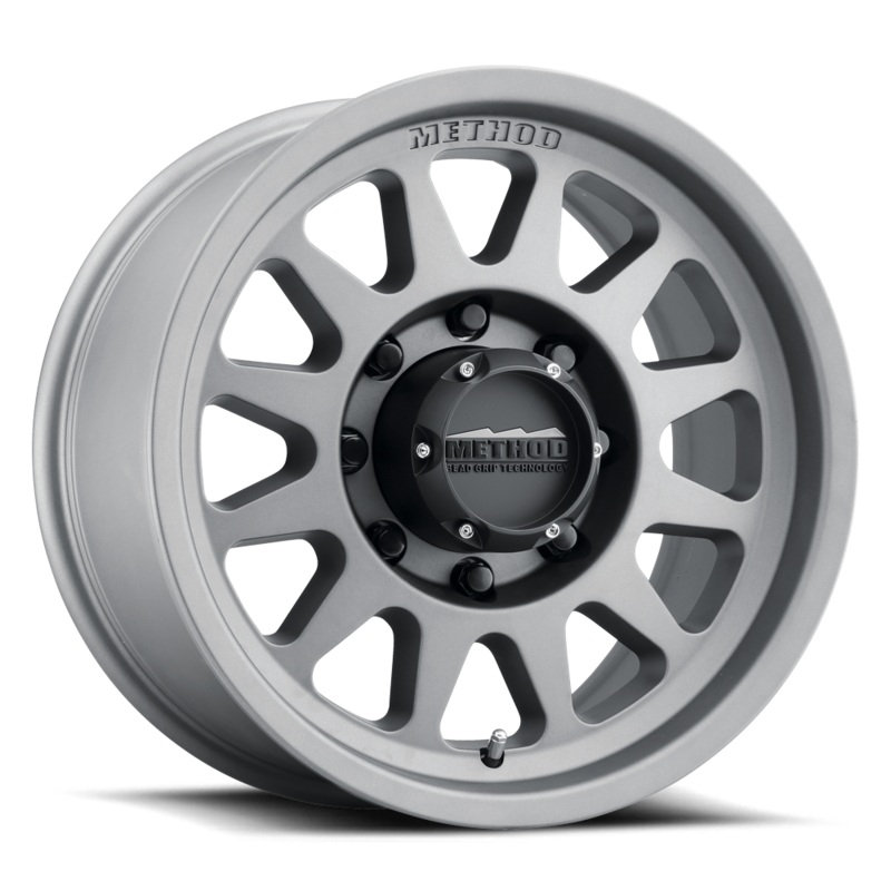 Method MR704 HD 17×9 18mm Offset 8×170 130.81mm CB Matte Titanium Wheel | MR70479087818H