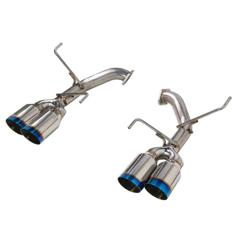 Remark [22-25 WRX] 4in Axleback Exhaust w/ Burnt Stainless Single Wall Tip | RO-TTVB-S4