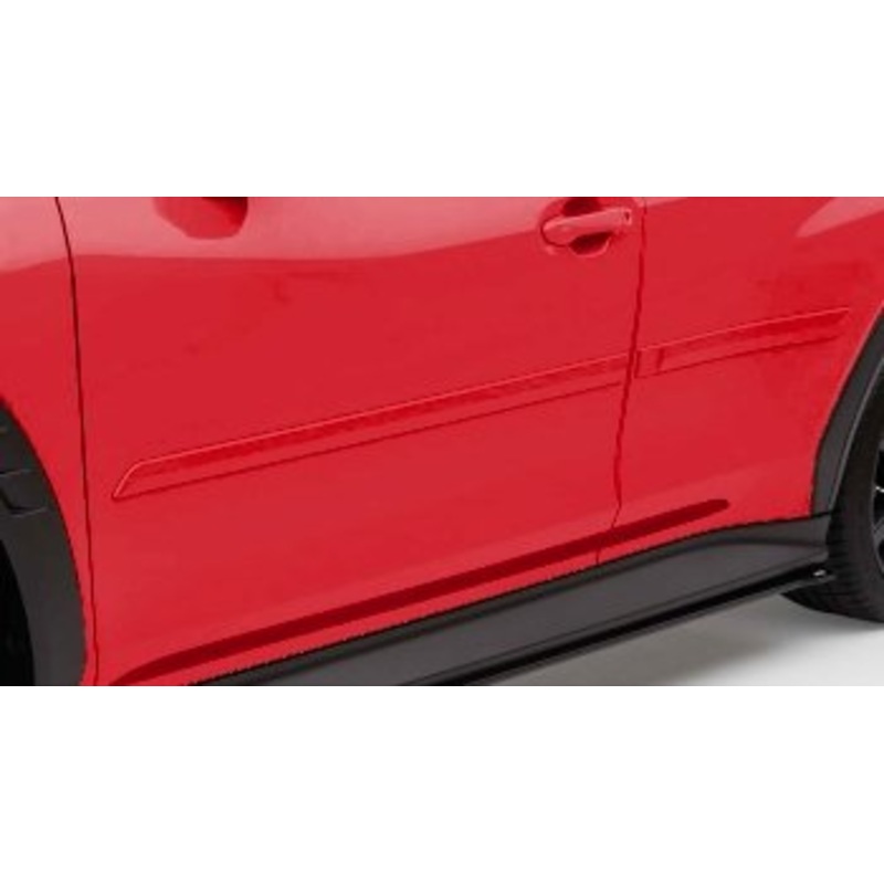 Subaru OEM [22-25 WRX] Body Side Molding Set Ignition Red | J101SVC000T7