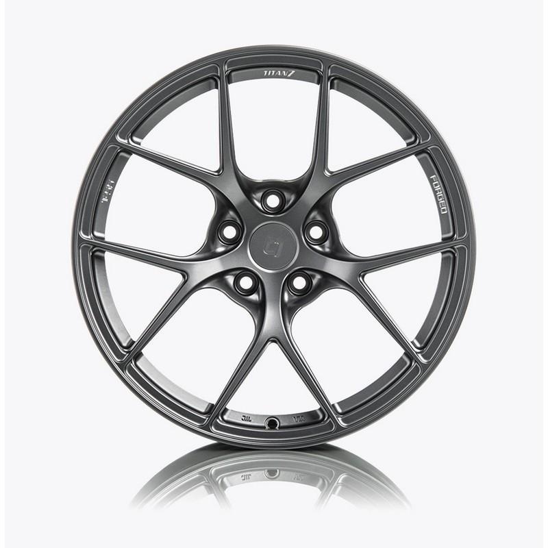 Titan 7 18 Inch T-S5 Satin Titanium Forged Wheels For Mercedes Benz C Class