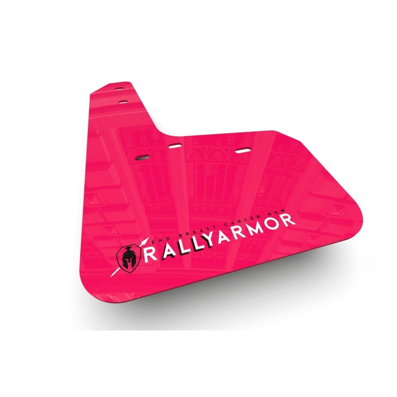 Rally Armor 2011-14 STI/WRX Sedan Pink Mud Flap BCE White Logo | MF19-BC20-PK/WH