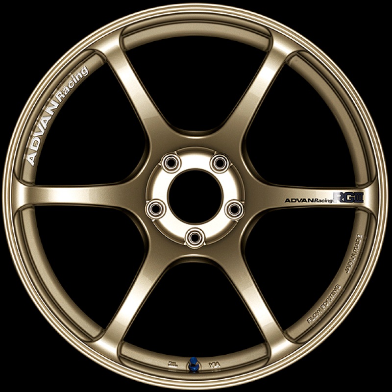 Advan Yokohama RGIII 19×9 +25 5-114.3 Racing Gold Metallic Wheel