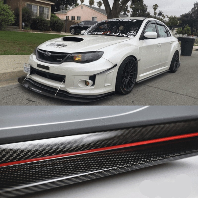 AeroflowDynamics 2008 – 2014 WRX/STI Side Skirt Extension (Carbon Fiber)