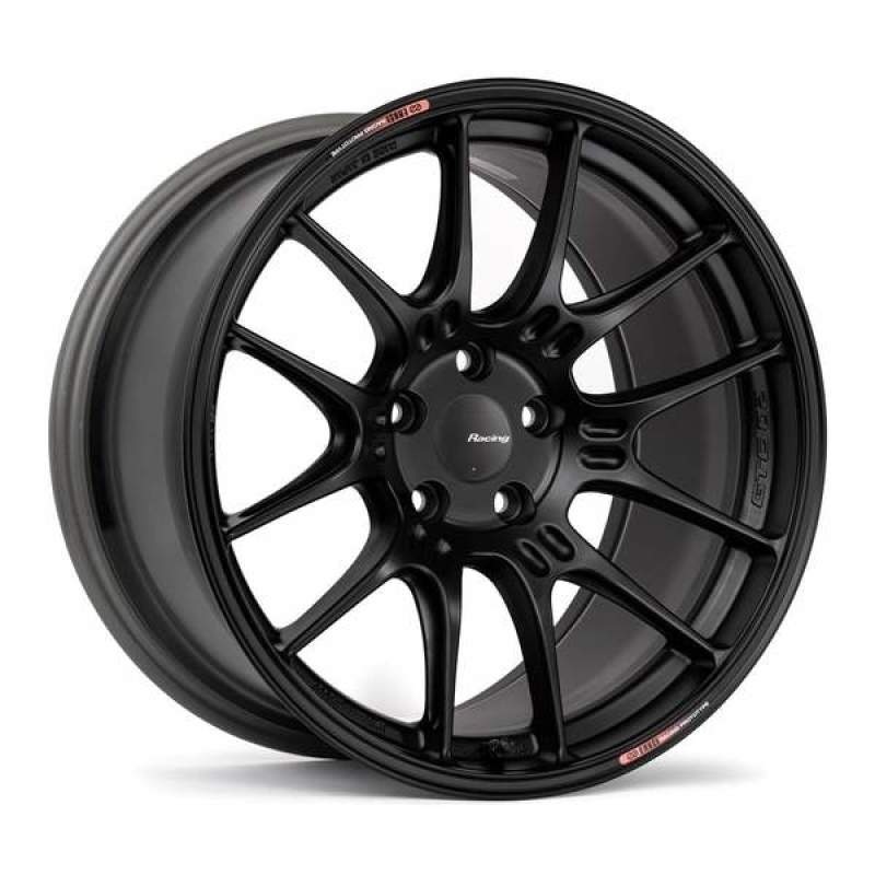 Enkei GTC02 19×8.5 5×112 45mm Offset 66.5mm Bore Matte Black Wheel