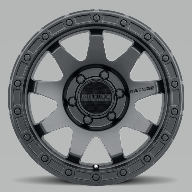 Method MR317 17×8.5 0mm Offset 6×5.5 106.25mm CB Matte Black Wheel | MR31778560500