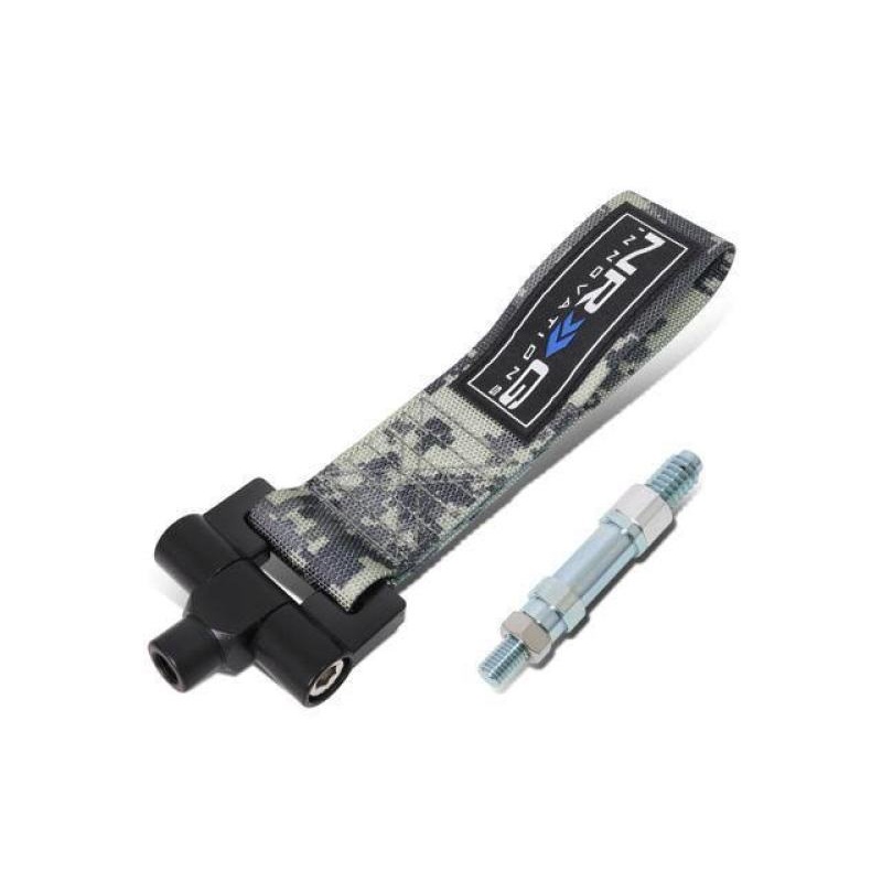 NRG Bolt-In Tow Strap Digital Camo- Scion FRS 2012+ / Subaru BRZ 2012+ | 5000lb. Limit