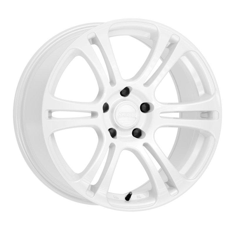 Kansei K16W Neo 18x9in / 5×114.3 BP / 22mm Offset / 73.1mm Bore – Gloss White Wheel
