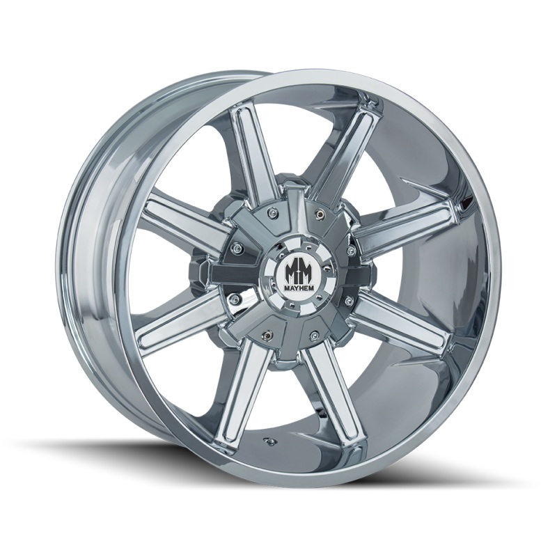 Mayhem 8104 Arsenal 18×9 / 5×114.3 BP / -12mm Offset / 87mm Hub Chrome Wheel