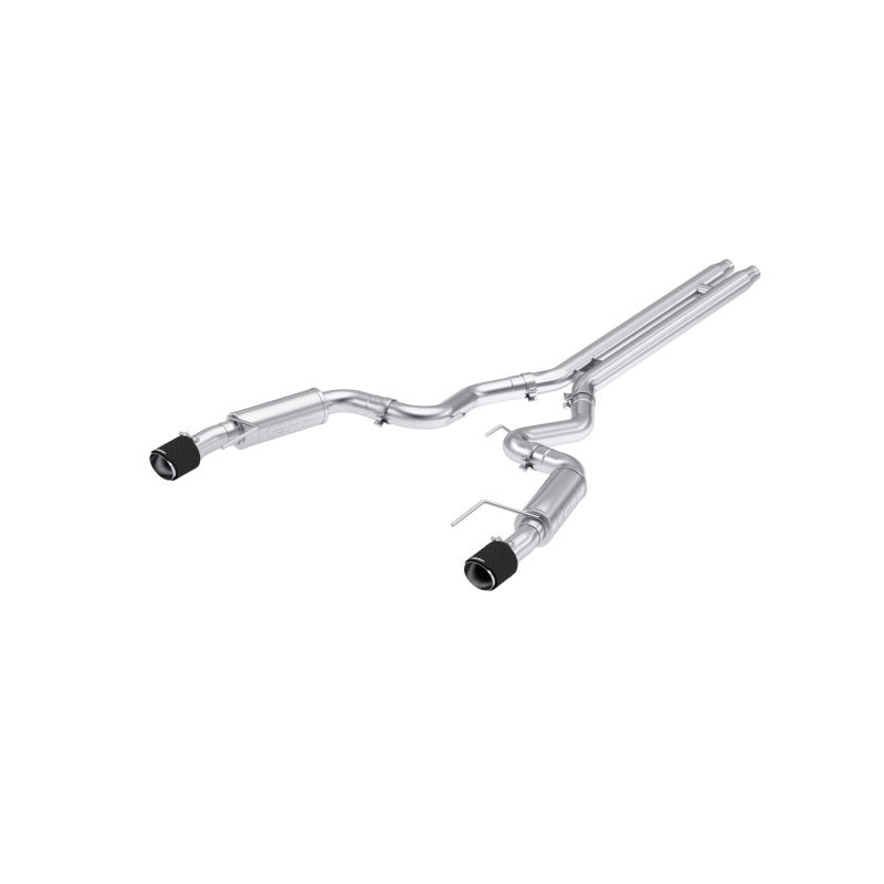 MBRP [2024 Mustang GT S650, 5.0L] Cat-Back Dual Split Rear with Carbon Fiber Tips, Race Version