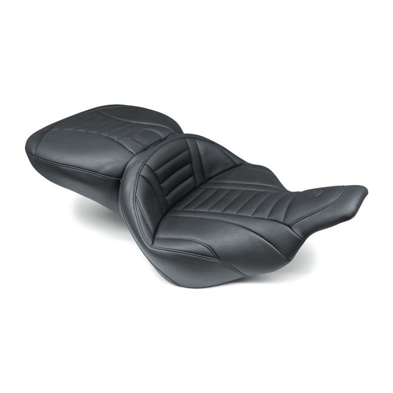 Mustang 97-07 Harley Electra Glide,Rd Glide Super Touring 1PC Seat Deluxe – Black
