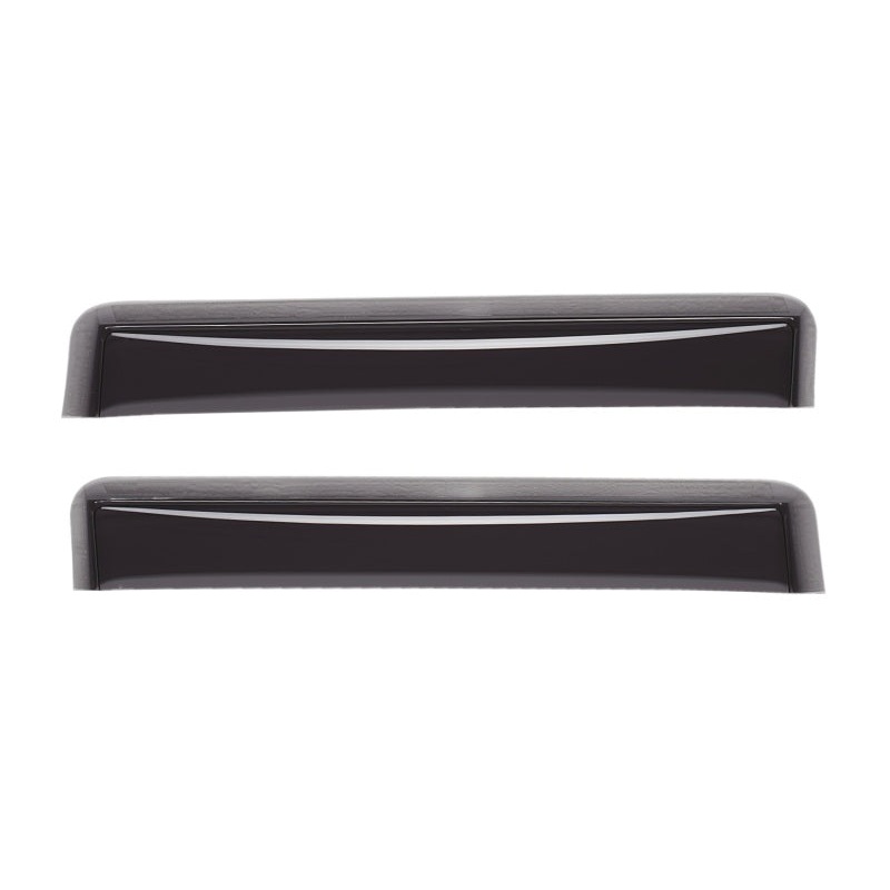 WeatherTech [19-24 Corolla Hatchback] Rear Side Window Deflectors – Dark Tint | 81952IM