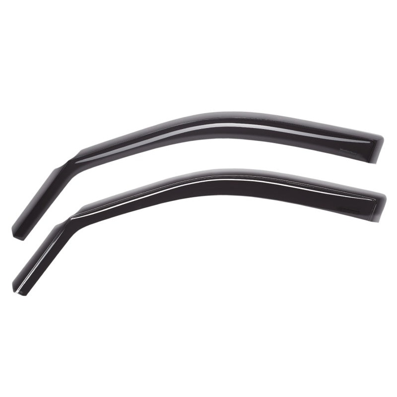 WeatherTech 2014+ Mitsubishi Mirage Front Side Window Deflectors – Dark Smoke