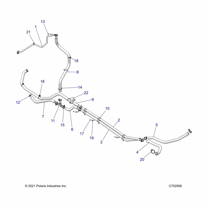 Tube-Coolant,Ht Upper by Polaris