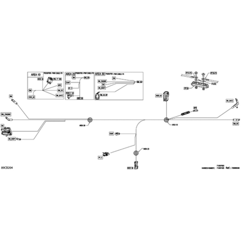 Voltage Regulator Wiring Harness by Can-Am