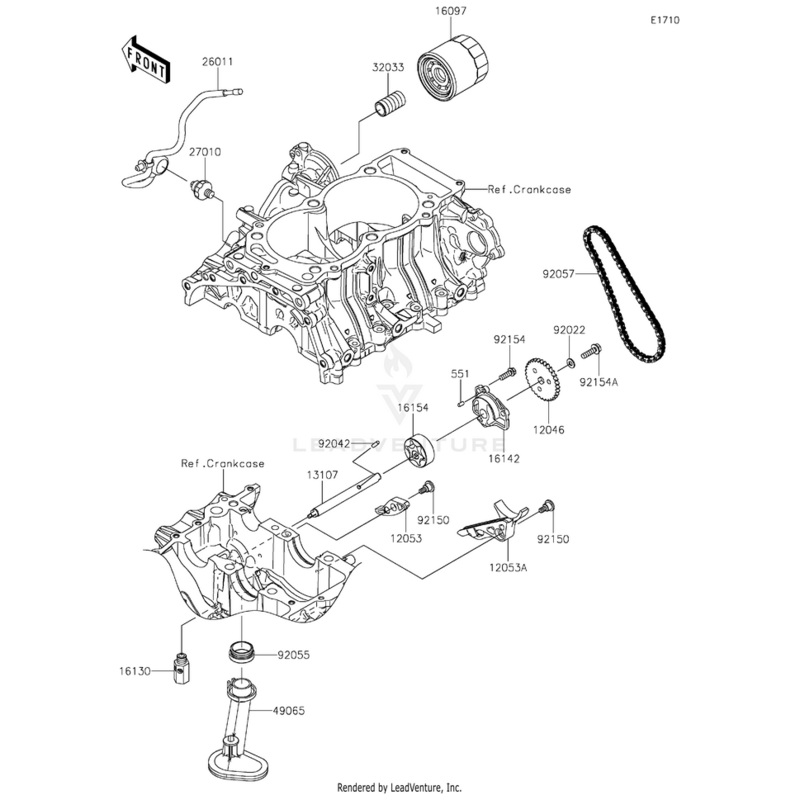 Washer,6X12.8X1.2 by Kawasaki
