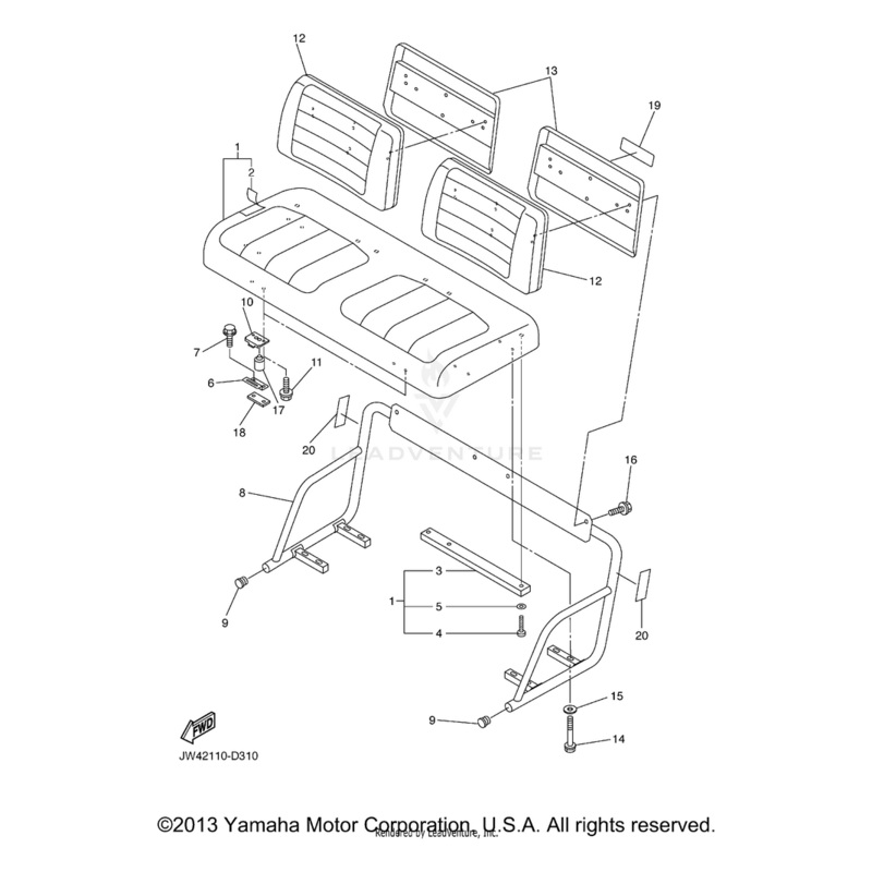Washer, Plate by Yamaha