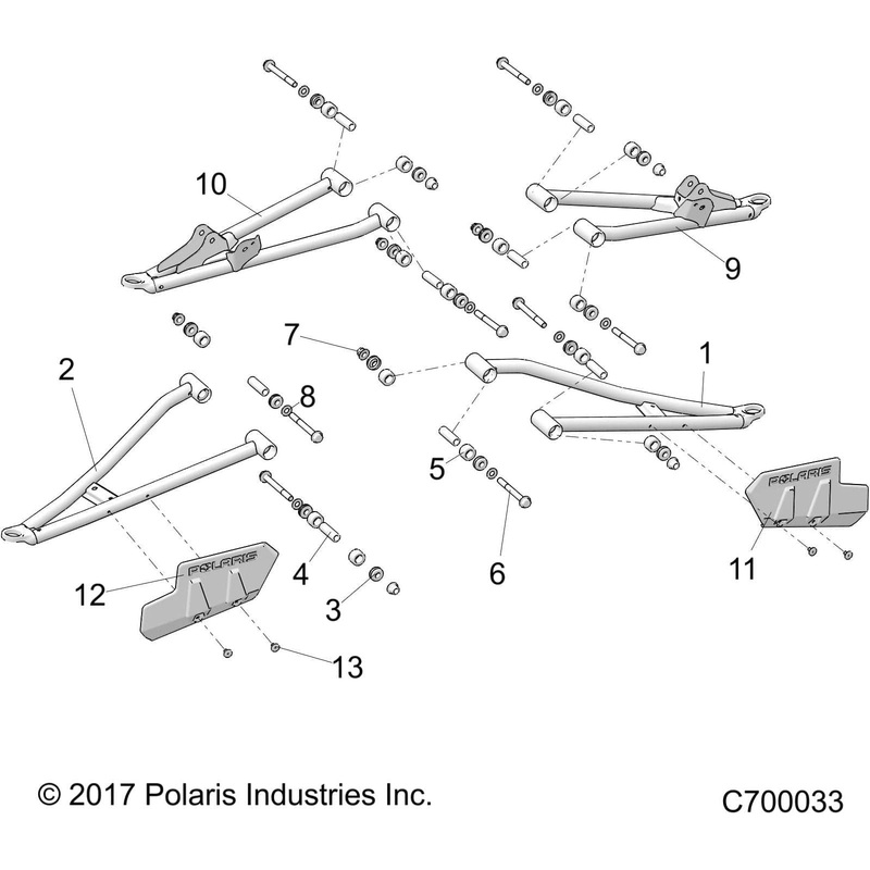 Weld-A-Arm,Frt,Lower,Rh,B.Met by Polaris