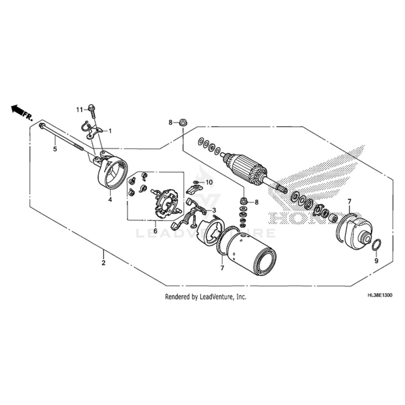 Starter Motor Assembly by Honda