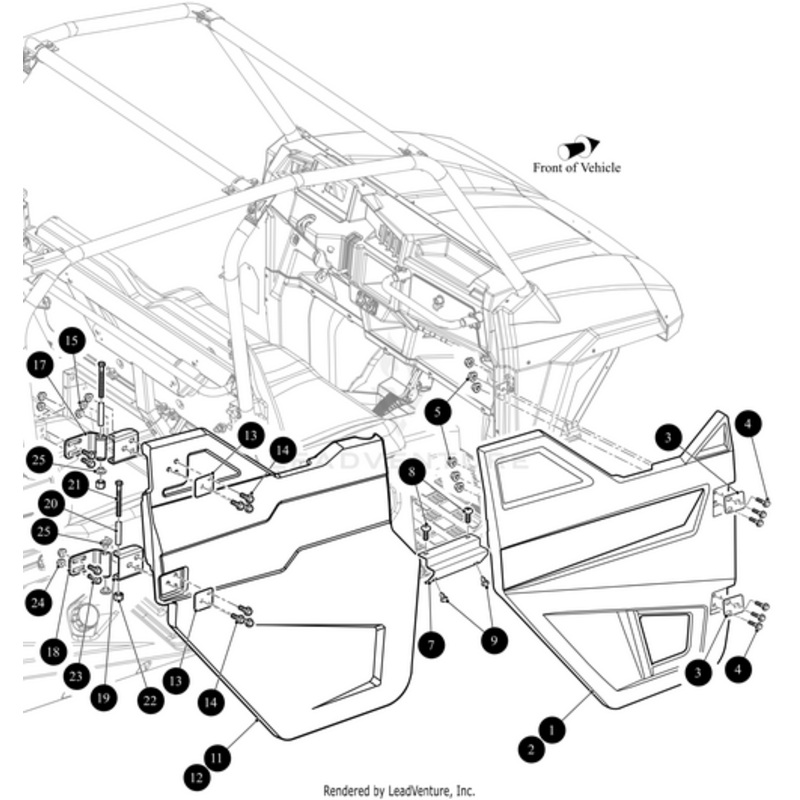 Stator Hinge Bracket Upper For Door-Weld by Arctic Cat