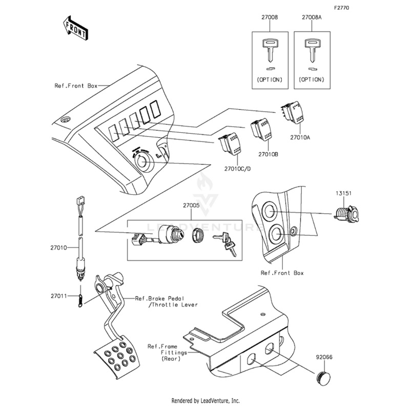 Switch,Diff Lock by Kawasaki