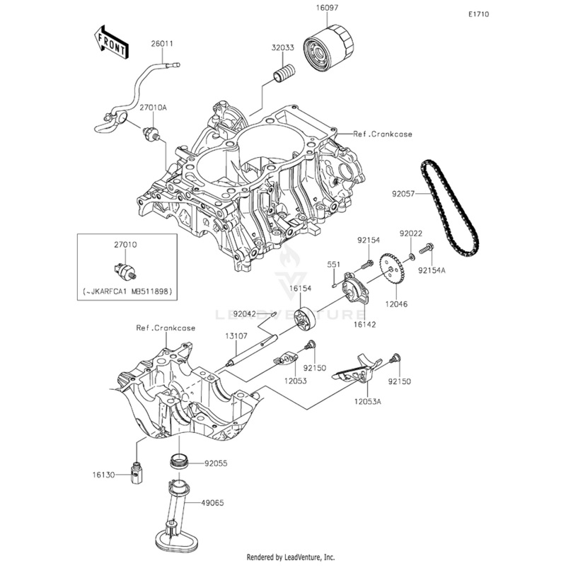 Switch,Oil Pressure by Kawasaki