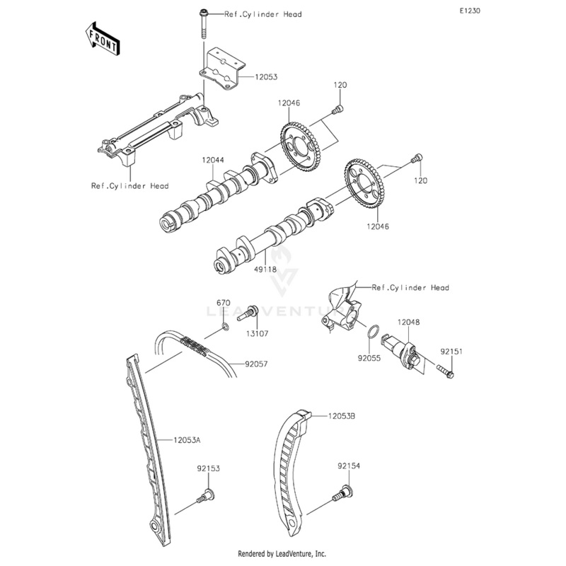 Tensioner-Assembly by Kawasaki