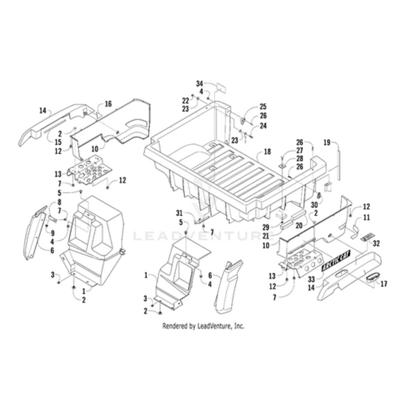 Box Panel – Left by Arctic Cat