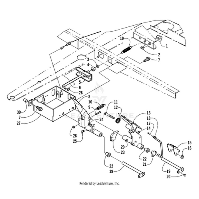Brake Pedal Assembly by Arctic Cat