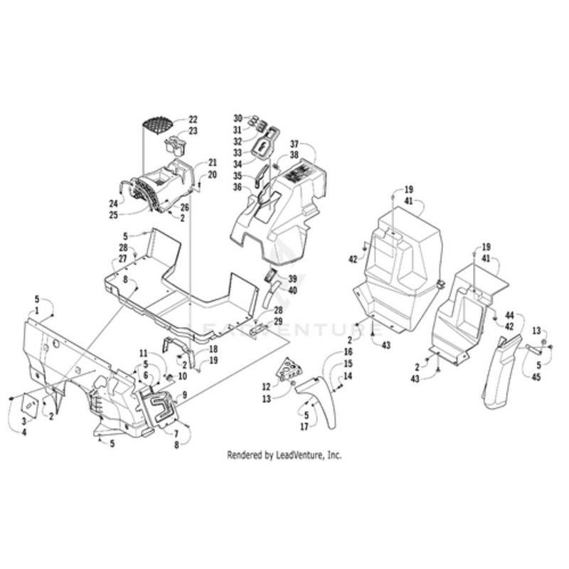 Center Console by Arctic Cat