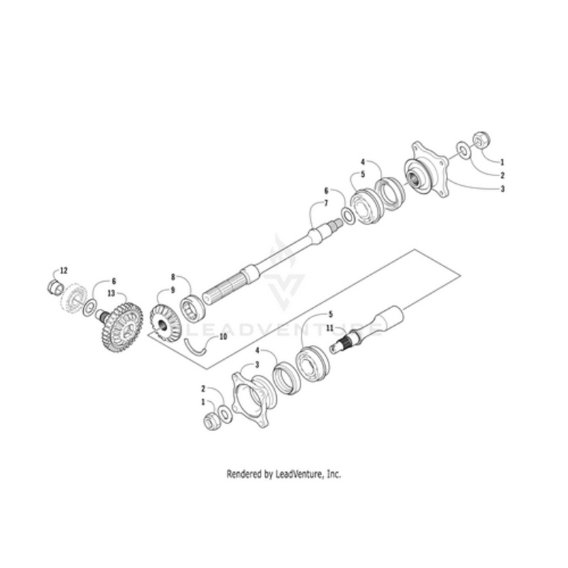 Driven Shaft Bearing (Rb 0832-107) by Arctic Cat