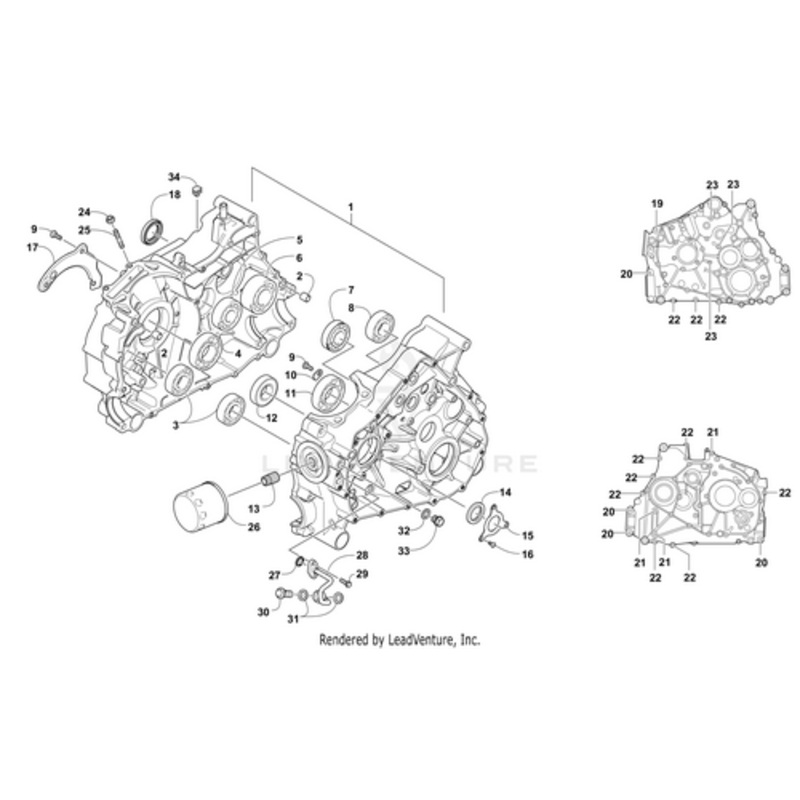 Flange Bolt (M8X1.25X50) by Arctic Cat