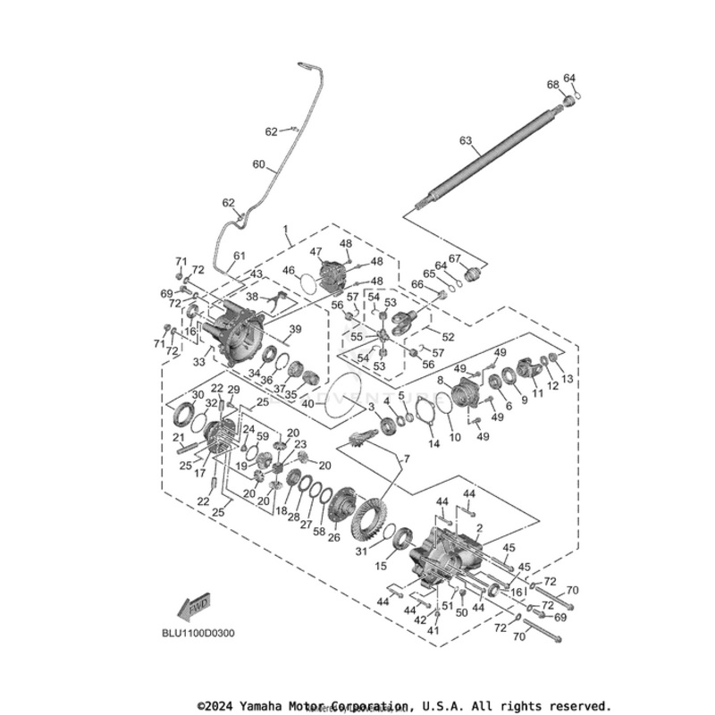 Hose (L1200) by Yamaha