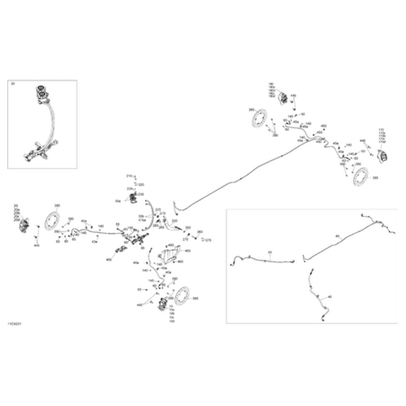LH Brake Pads by Can-Am
