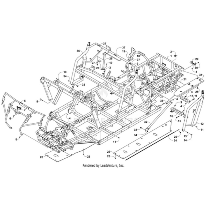 Lower Bracket – Rear Gear Case by Arctic Cat