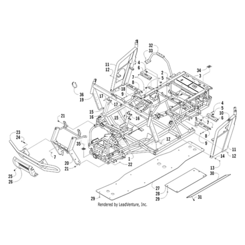Overhead Support – Right by Arctic Cat