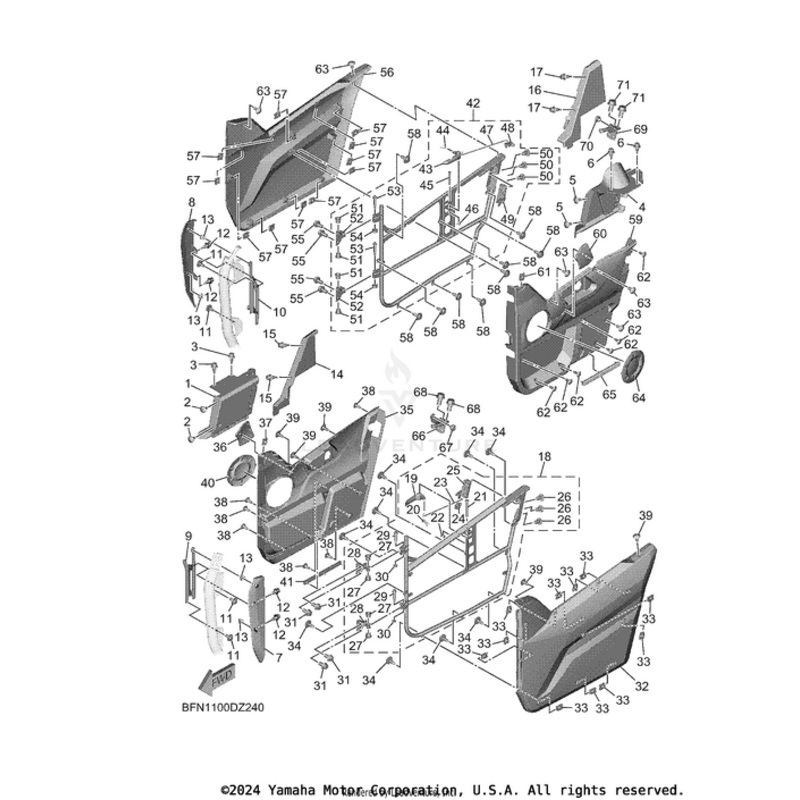 Side Panel Trim 2 by Yamaha