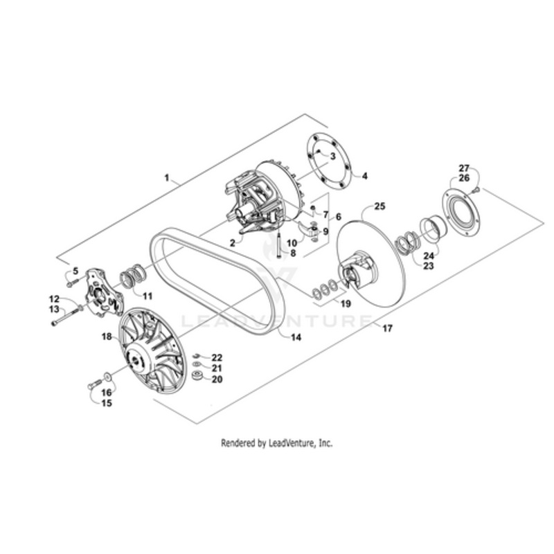 Thrust Washer (Rb 0648-700) by Arctic Cat
