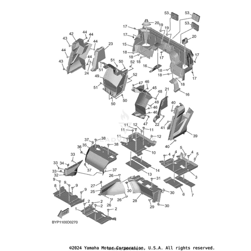 Under Plate 1 by Yamaha