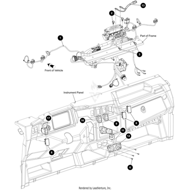 UTV Main Front Harness by Arctic Cat