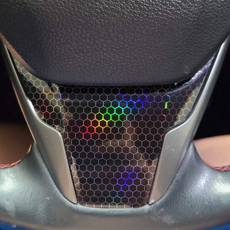 Jets Vinyl Steering Wheel Overlay | 16-21 Civic