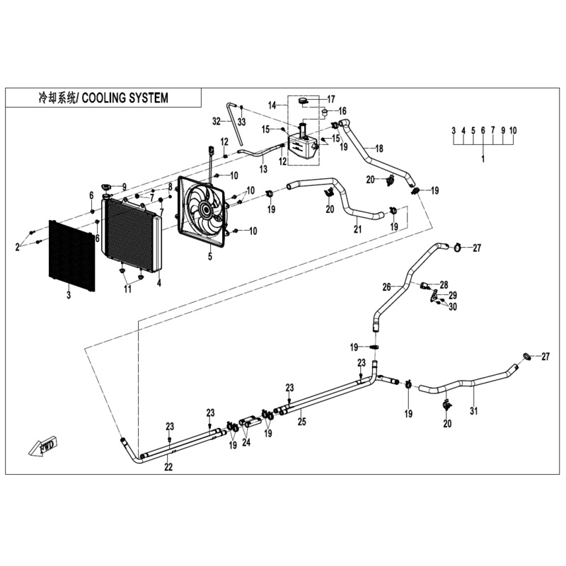 Nylon Bracket by CF Moto