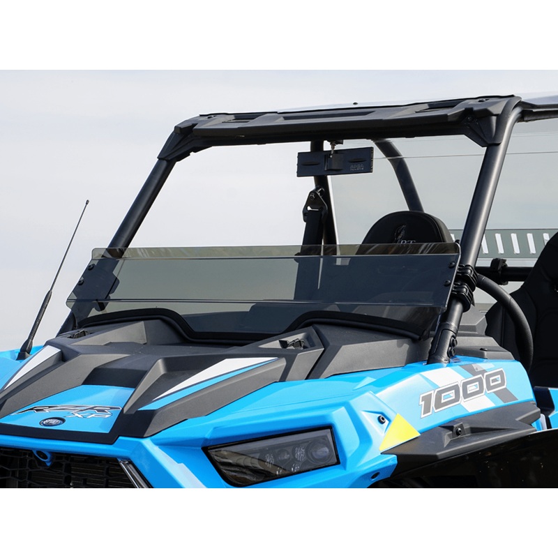 Polaris RZR Turbo-S / Xp 1000 / Trail Tool-less Rapid Release Tinted Short Shield by Spiike