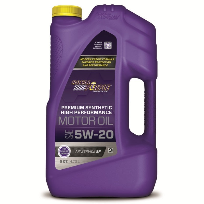 Premium Synthetic 5W-20 Motor Oil – 5 Quart (Case of 3) by Royal Purple