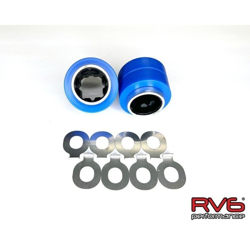 RV6 Solid Front Compliance Mount Bushings and Shims V2 | 16-21 Civic, 17-21 Type R FK8